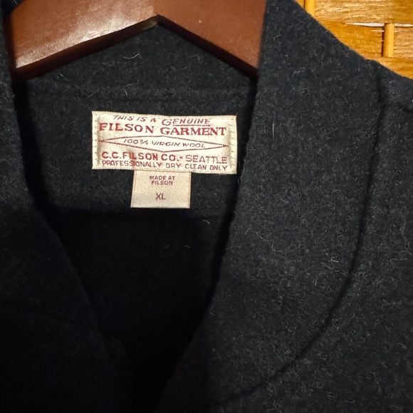 Filson Mens Mackinaw Wool Vest Liner XL - Picture 2 of 3